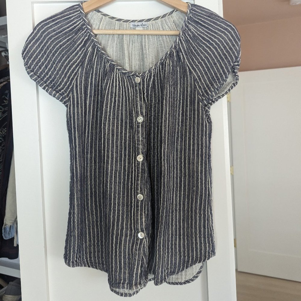 Steven Alan scoop neck blouse (size petite)